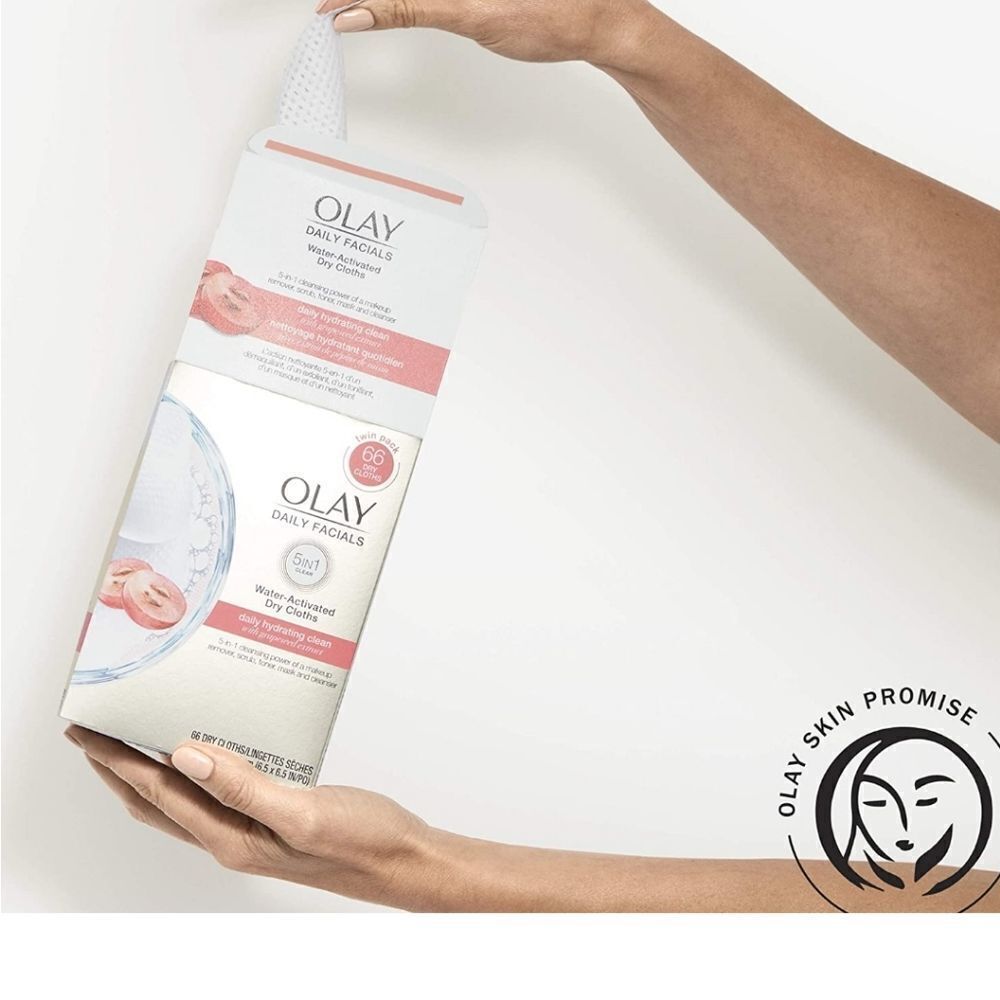 OLAY DAILY FACIALS WATER ACTIVATED DRY CLOTHES